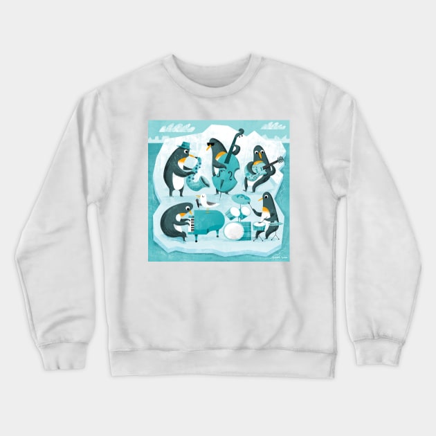 Cool Jazz Crewneck Sweatshirt by Gareth Lucas